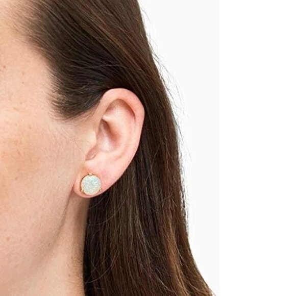 Kate Spade Glitter Round Opaque Earrings - Picture 3 of 4